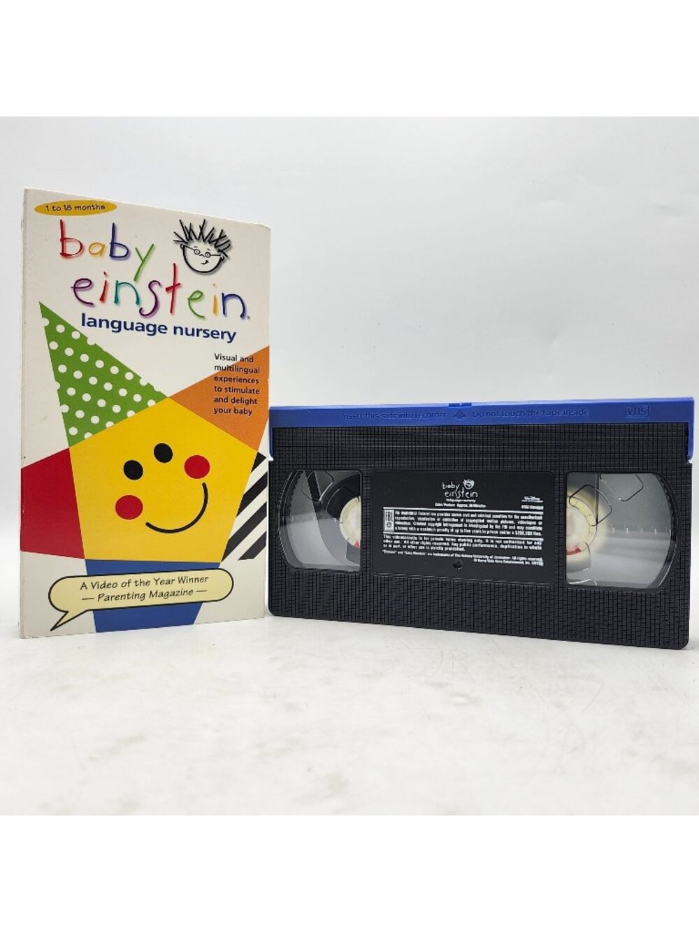 Baby Einstein Language Nursery VHS Children Educational 1 to 18 Months